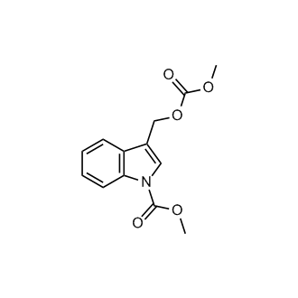 Methyl 3-(((methoxycarbonyl)oxy)methyl)-1H-indole-1-carboxylate