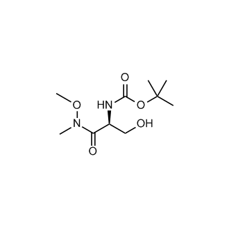 Tert-butyl (S)-(3-hydroxy-1-(methoxy(methyl)amino)-1-oxopropan-2-yl)carbamate