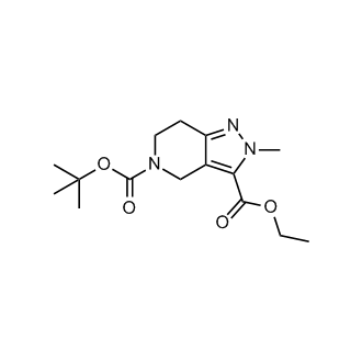 5-(tert-Butyl) 3-ethyl 2-methyl-2,4,6,7-tetrahydro-5H-pyrazolo[4,3-c]pyridine-3,5-dicarboxylate