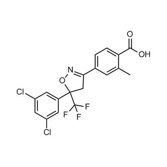 4-(5-(3,5-Dichlorophenyl)-5-(trifluoromethyl)-4,5-dihydroisoxazol-3-yl)-2-methylbenzoic acid