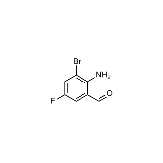 2-Amino-3-bromo-5-fluorobenzaldehyde