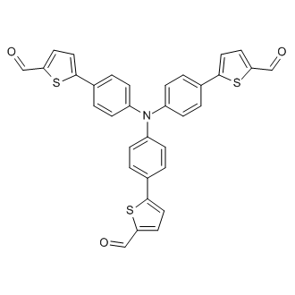 5-[4-[4-(5-Formylthiophen-2-yl)-N-[4-(5-formylthiophen-2-yl)phenyl]anilino]phenyl]thiophene-2-carbaldehyde