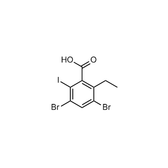 3,5-Dibromo-2-ethyl-6-iodobenzoic acid