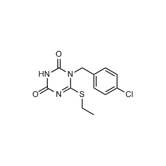 1-(4-Chlorobenzyl)-6-(ethylthio)-1,3,5-triazine-2,4(1H,3H)-dione