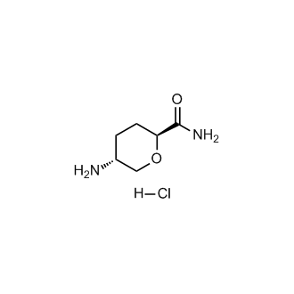 (2S,5R)-5-Aminotetrahydro-2H-pyran-2-carboxamide hydrochloride