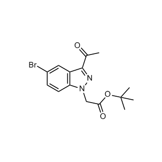 tert-Butyl 2-(3-acetyl-5-bromo-1H-indazol-1-yl)acetate