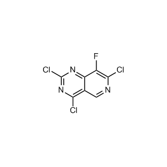 2,4,7-Trichloro-8-fluoropyrido[4,3-d]pyrimidine