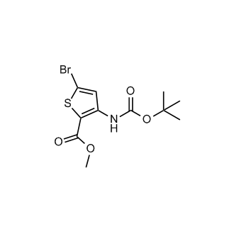 Methyl 5-bromo-3-((tert-butoxycarbonyl)amino)thiophene-2-carboxylate