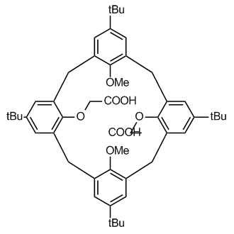 O(1),O(3)-Bis(carboxymethyl)-O(2),O(4)-dimethyl-p-tert-butylcalix[4]arene