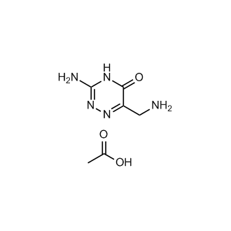 3-Amino-6-(aminomethyl)-1,2,4-triazin-5(2H)-one acetate
