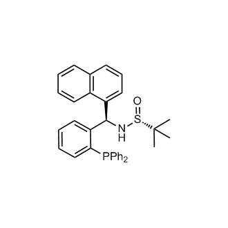 [S(R)]-N-[(R)-[2-(Diphenylphosphino)phenyl]-1-naphthalenylmethyl]-2-methyl-2-propanesulfinamide