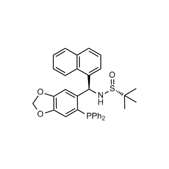 [S(R)]-N-[(R)-[6-(Diphenylphosphino)benzo[d][1,3]dioxol-5-yl]-1-naphthalenylmethyl]-2-methyl-2-propanesulfinamide