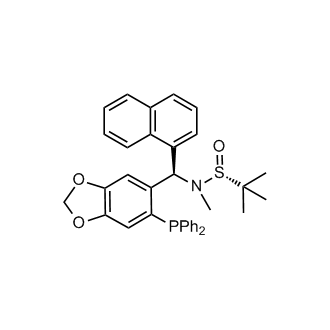 [S(R)]-N-[(R)-[6-(Diphenylphosphino)benzo[d][1,3]dioxol-5-yl]-1-naphthalenylmethyl]-N,2-dimethyl-2-propanesulfinamide