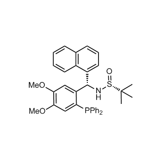 [S(R)]-N-[(S)-[2-(Diphenylphosphino)-4,5-dimethoxyphenyl]-1-naphthalenylmethyl]-2-methyl-2-propanesulfinamide