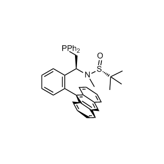 [S(R)]-N-[(1S)-1-[2-(9-Anthracenyl)phenyl]-2-(diphenylphosphino)ethyl]-N,2-dimethyl-2-propanesulfinamide