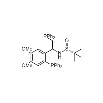 [S(R)]-N-[(1S)-2-(Diphenylphosphino)-1-[2-(diphenylphosphino)-4,5-dimethoxyphenyl]ethyl]-2-methyl-2-propanesulfinamide