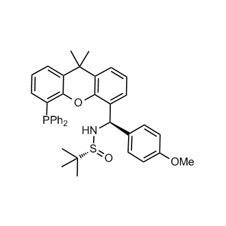 [S(R)]-N-[(R)-[5-(Diphenylphosphino)-9,9-dimethyl-9H-xanthen-4-yl](4-methoxyphenyl)methyl]-2-methyl-2-propanesulfinamide