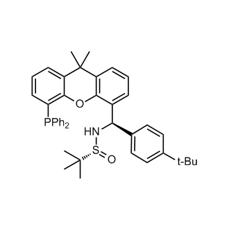 [S(R)]-N-[(R)-[4-(1,1-Dimethylethyl)phenyl][5-(diphenylphosphino)-9,9-dimethyl-9H-xanthen-4-yl]methyl]-2-methyl-2-propanesulfinamide