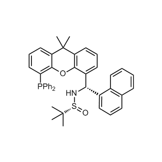 [S(R)]-N-[(S)-(1-naphthalenyl)[5-(diphenylphosphino)-9,9-dimethyl-9H-xanthen-4-yl]methyl]-2-methyl-2-propanesulfinamide