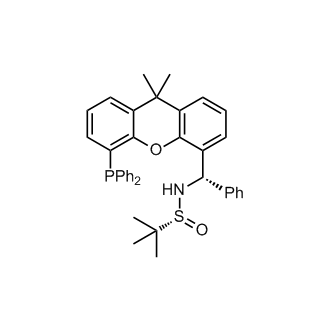 [S(R)]-N-[(S)-(phenyl)[5-(Diphenylphosphino)-9,9-dimethyl-9H-xanthen-4-yl](phenyl)methyl]-2-methyl-2-propanesulfinamide