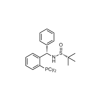 [S(R)]-N-[(S)-[2-(Dicyclohexylphosphino)phenyl]phenylmethyl]-2-methyl-2-propanesulfinamide