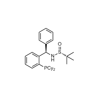 [S(R)]-N-[(R)-[2-(Dicyclohexylphosphino)phenyl]phenylmethyl]-2-methyl-2-propanesulfinamide