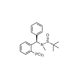 [S(R)]-N-[(R)-[2-(Dicyclohexylphosphino)phenyl]phenylmethyl]-N,2-dimethyl-2-propanesulfinamide