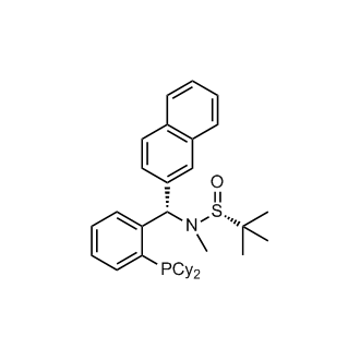 [S(R)]-N-[(S)-[2-(Dicyclohexylphosphino)phenyl]-2-naphthalenylmethyl]-N,2-dimethyl-2-propanesulfinamide