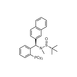 [S(R)]-N-[(R)-[2-(Dicyclohexylphosphino)phenyl]-2-naphthalenylmethyl]-N,2-dimethyl-2-propanesulfinamide