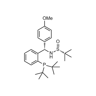 [S(R)]-N-[(S)-(4-Methoxyphenyl)[2-(di-tert-butylphosphino)phenyl]methyl]-2-methyl-2-propanesulfinamide