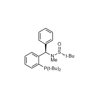 [S(R)]-N-[(1R)-1-[2-(Di-tert-butylphosphanyl)phenyl]phenylmethyl]-N,2-dimethyl-2-propanesulfinamide