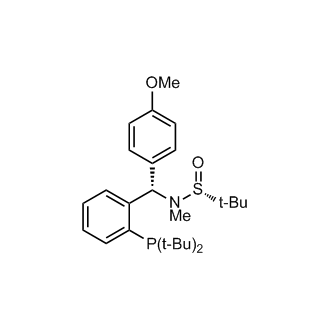 [S(R)]-N-[(S)-(4-Methoxyphenyl)[2-(di-tert-butylphosphino)phenyl]methyl]-N,2-dimethyl-2-propanesulfinamide