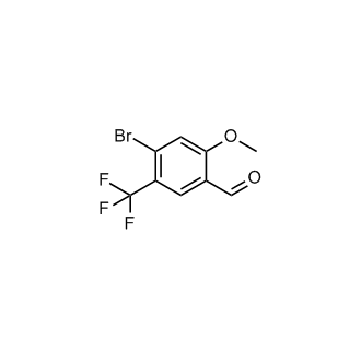 4-Bromo-2-methoxy-5-(trifluoromethyl)benzaldehyde