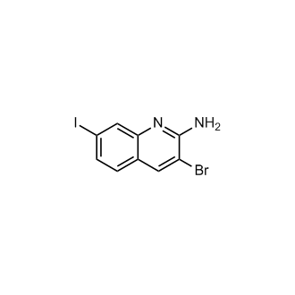 3-Bromo-7-iodoquinolin-2-amine