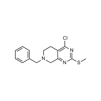 7-Benzyl-4-chloro-2-(methylthio)-5,6,7,8-tetrahydropyrido[3,4-d]pyrimidine