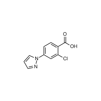 2-Chloro-4-(1H-pyrazol-1-yl)benzoic acid