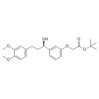 tert-Butyl (R)-2-(3-(3-(3,4-dimethoxyphenyl)-1-hydroxypropyl)phenoxy)acetate