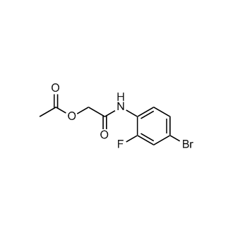 2-((4-Bromo-2-fluorophenyl)amino)-2-oxoethyl acetate