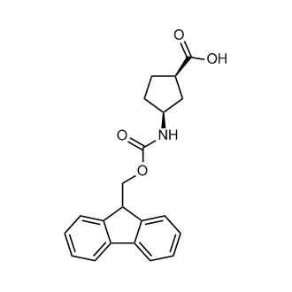 (1R,3S)-3-((((9H-Fluoren-9-yl)methoxy)carbonyl)amino)cyclopentanecarboxylic acid