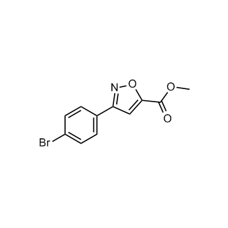 Methyl 3-(4-bromophenyl)isoxazole-5-carboxylate