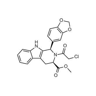 (1R,3R)-Methyl 1-(benzo[d][1,3]dioxol-5-yl)-2-(2-chloroacetyl)-2,3,4,9-tetrahydro-1H-pyrido[3,4-b]indole-3-carboxylate