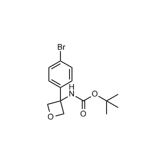 tert-Butyl (3-(4-bromophenyl)oxetan-3-yl)carbamate