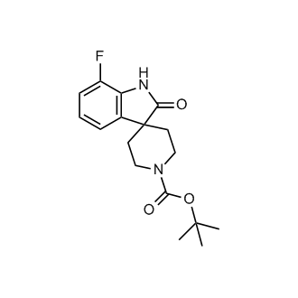 tert-Butyl 7-fluoro-2-oxospiro[indoline-3,4'-piperidine]-1'-carboxylate