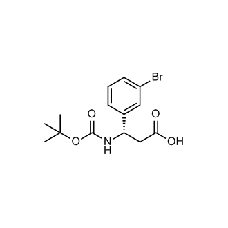 (S)-3-(3-Bromophenyl)-3-((tert-butoxycarbonyl)amino)propanoic acid
