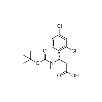 (S)-3-((tert-Butoxycarbonyl)amino)-3-(2,4-dichlorophenyl)propanoic acid
