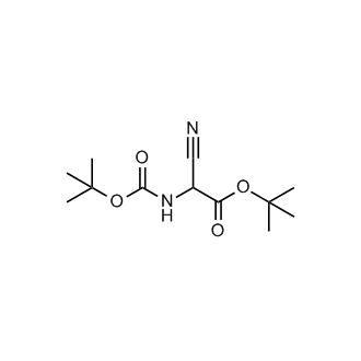 tert-Butyl 2-((tert-butoxycarbonyl)amino)-2-cyanoacetate