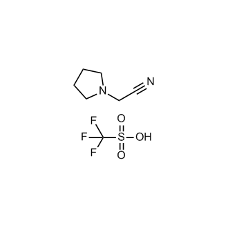 1-(Cyanomethyl)pyrrolidin-1-ium trifluoromethanesulfonate