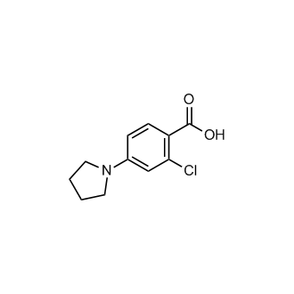 2-Chloro-4-pyrrolidinobenzoic Acid