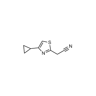 2-(4-Cyclopropylthiazol-2-yl)acetonitrile