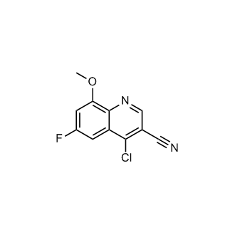 4-Chloro-6-fluoro-8-methoxyquinoline-3-carbonitrile